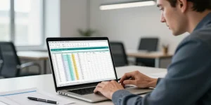 tableau chiffre d'affaire prévisionnel excel
